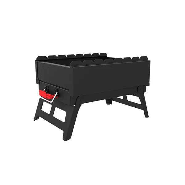 Мангал GRILLVER "Печенег" складной сталь 2 мм, ребра жесткости, чехол