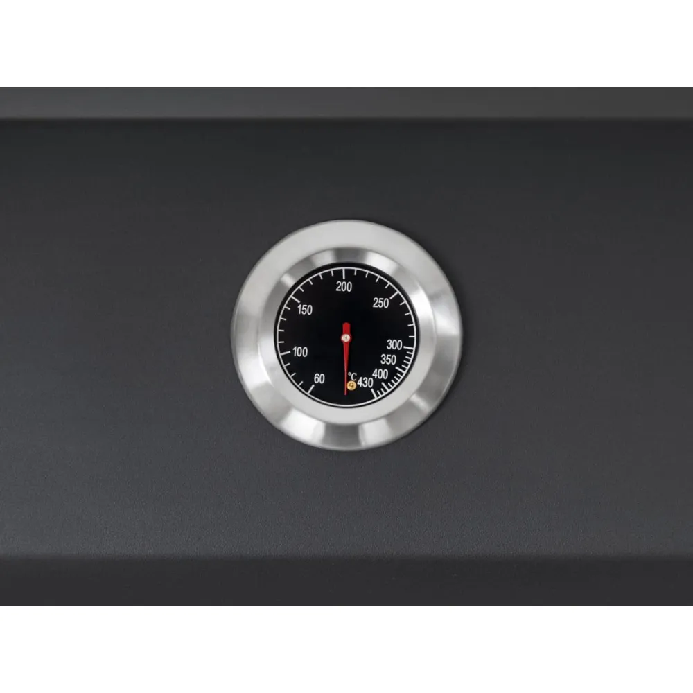 Гриль GRATAR "Master XL GM 880" сталь 2 мм, крышка, зольник, полки, дровница, колеса