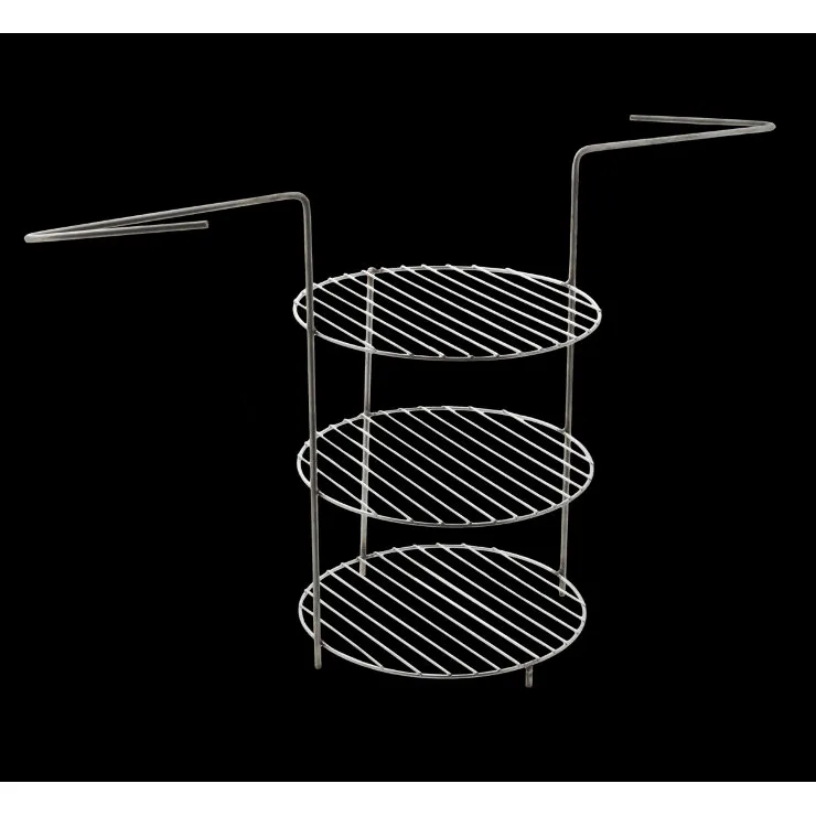 Решетка-гриль АМФОРА 3-х ярусная средняя для тандыра (Охотник; Есаул; Атаман; Большой; Дарстархан; Скиф)